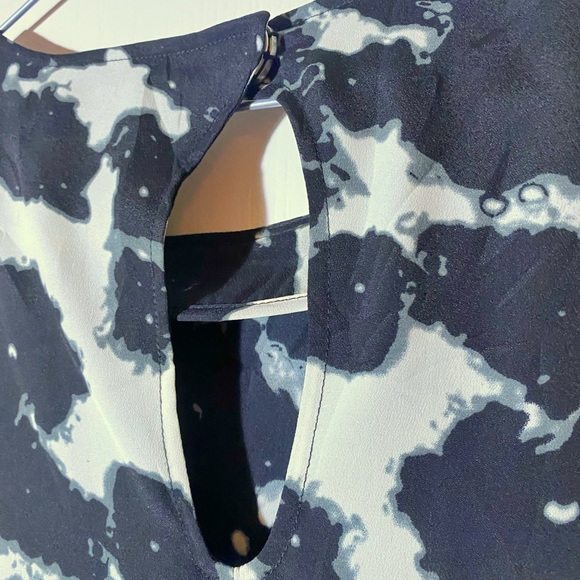 SEQUINZE black and white splotchy mini dress size 8 - Picture 6 of 8